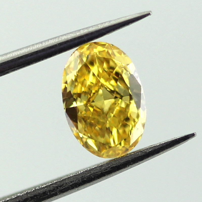 Oval Yellow Diamond
