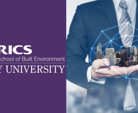 Real estate and property management course advertisement with educational focus.