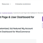 Woocommerce account page by Extendons