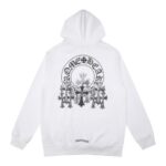 Chrome Hearts Hoodie Multiple Cross White