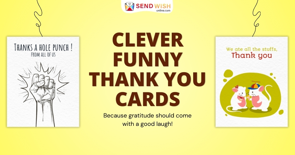 funny thank you card