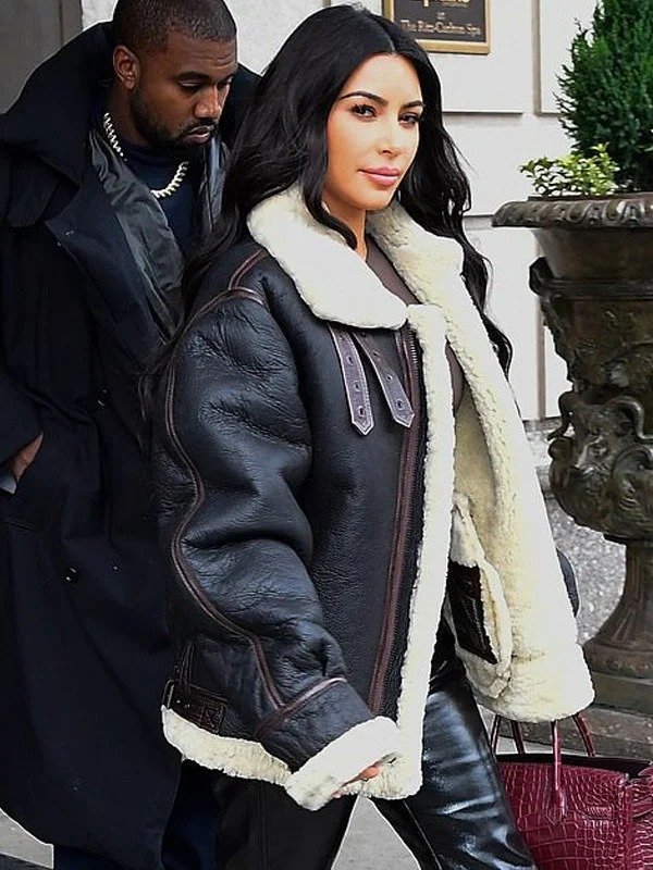 Kim Kardashian Leather Jacket