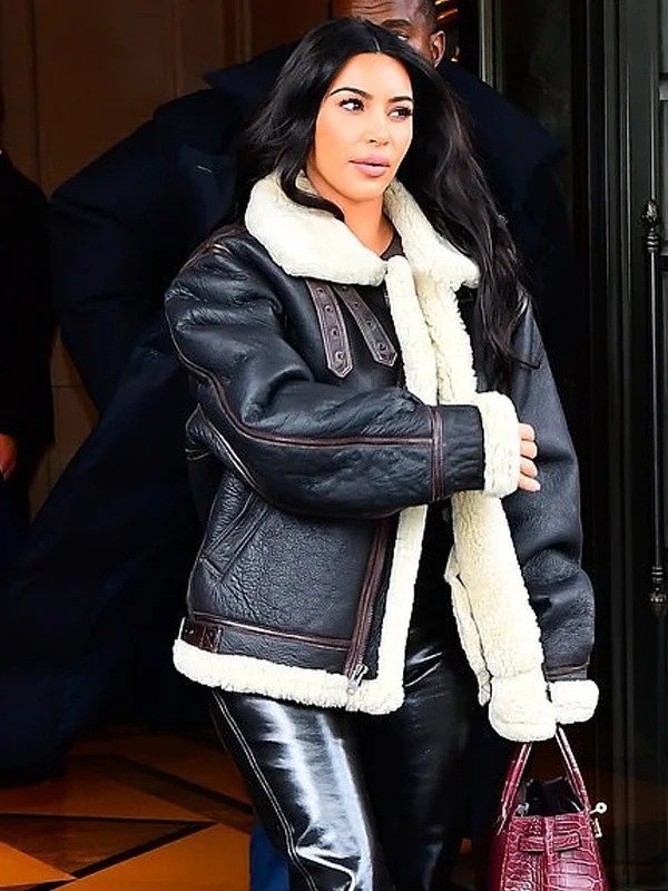 Kim Kardashian Leather Jacket