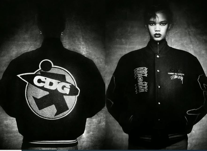 Rock the Best of Both Worlds: Comme Des Garçons & Stussy Hoodie