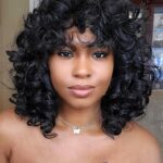 Curly Black Wig