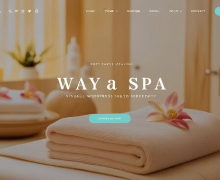 A Way Spa WordPress Themes Create the Sense of Serenity